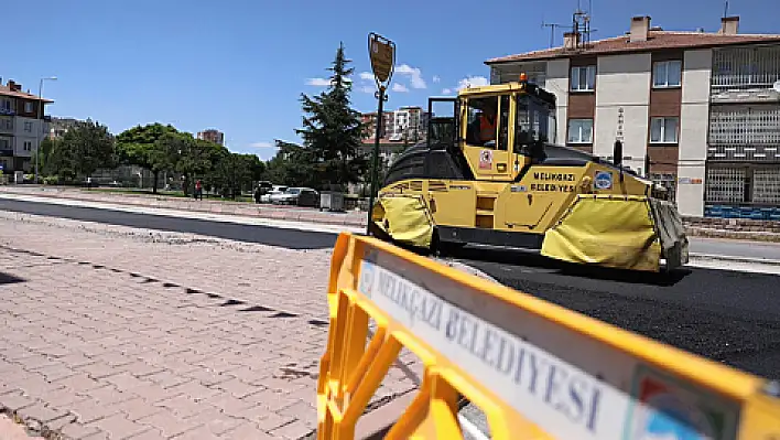 Lefke Caddesi'nde Asfalt Çalışması 