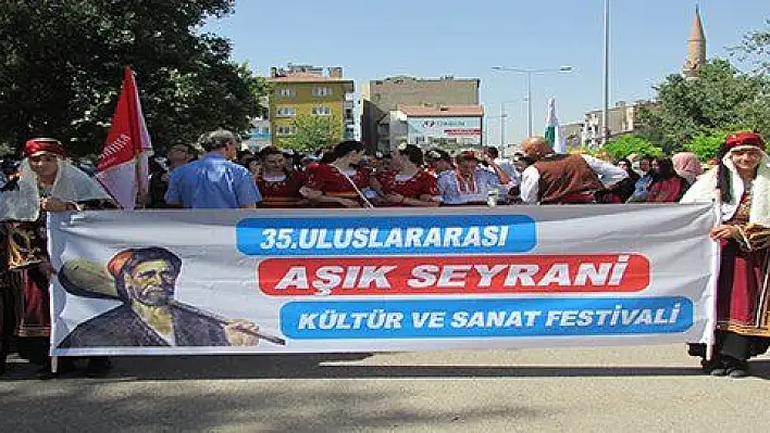 35. Uluslararası Aşık Seyrani Kültür ve Sanat Festivali Başladı