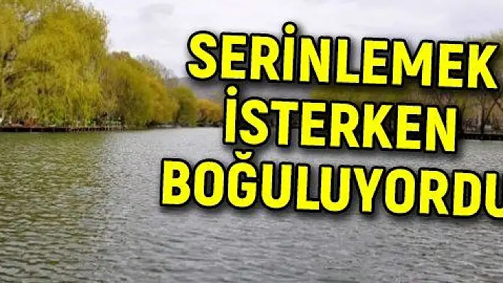 Serinlemek için girdiği baraj gölünde boğulma tehlikesi geçirdi