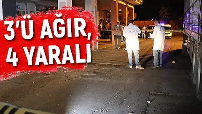 Eski sanayide silahlar konuştu: 3'ü ağır, 4 yaralı