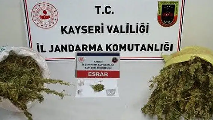 20 kilo esrar ele geçirildi