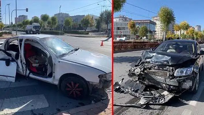 Kayseri'de trafik kazası: 2 yaralı