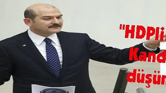 Soylu: 'HDPliler gensoruyu Kandil'e sormayı düşündünüz mü?'