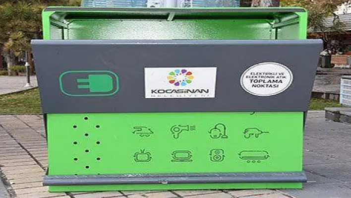 Kocasinan Belediyesi elektronik atıkları ekonomiye kazandırıyor 