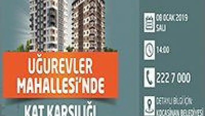 Kocasinan'da dönüşüm için ihale vakti 