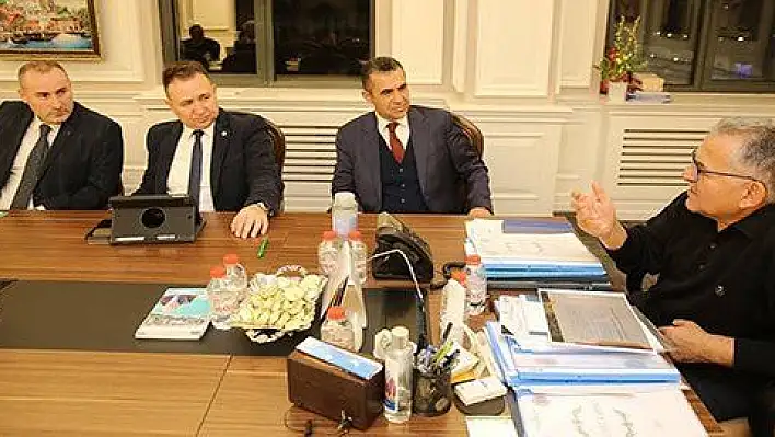 Doğalgaz yatırımları Melikgazi'de ele alındı 