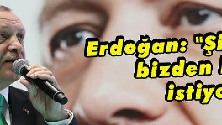 Erdoğan: 'Şimdi İMF bizden borç istiyor'