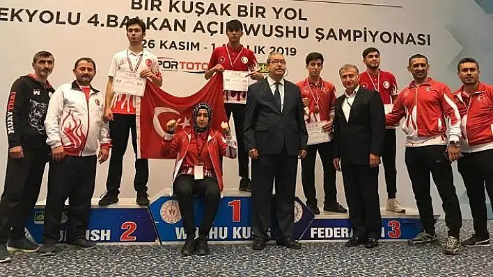 Kayserili Wushu'cular Balkan Şampqiyonası'nda madalyalara ambargo koydu