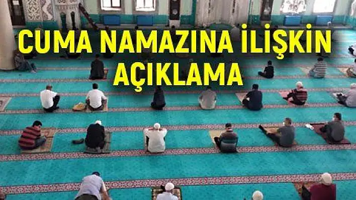 Din İşleri Yüksek Kurulu'ndan, cuma namazına ilişkin açıklama
