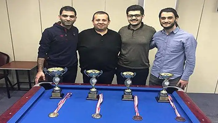 Bilardo 8 Top İl Birinciliği Sona Erdi 