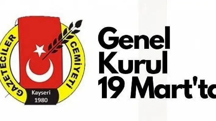 KGC Genel Kurulu 19 Mart 'ta yapılacak