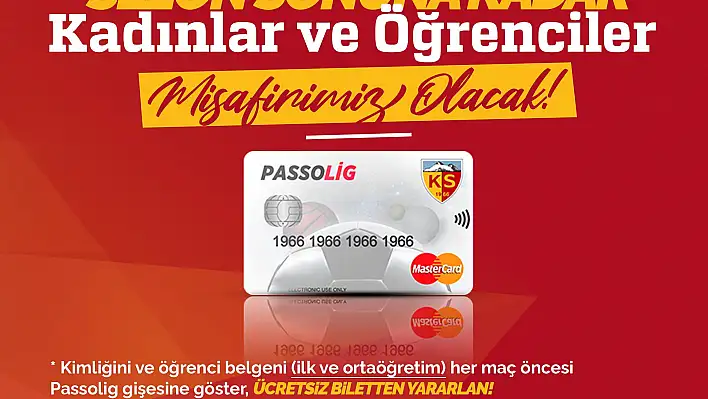 Kayserispor maçları kadınlar ve öğrencilere ücretsiz!