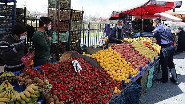 Talas'ta pazar yerlerine sıkı kontrol 