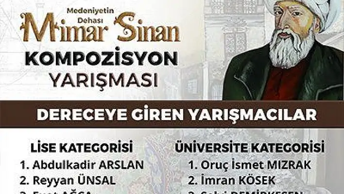 Kompozisyon Yarışması'nda dereceye girenler belli oldu