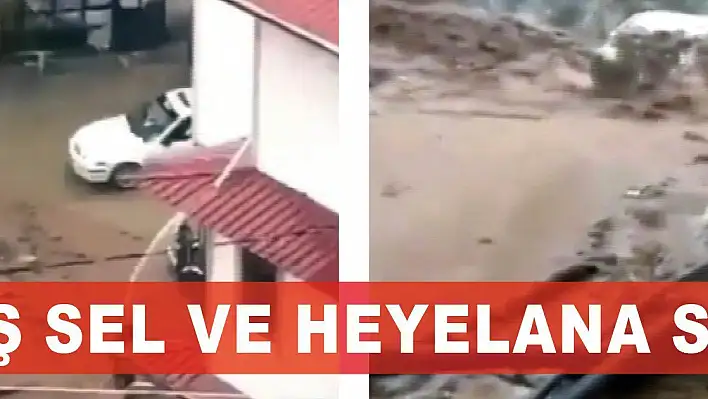 Aşırı yağış, sel ve heyelana neden oldu