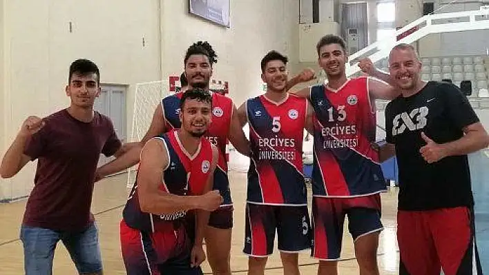 Erciyes Üniversitesi 3x3 Basketbolda Türkiye 4.'sü oldu