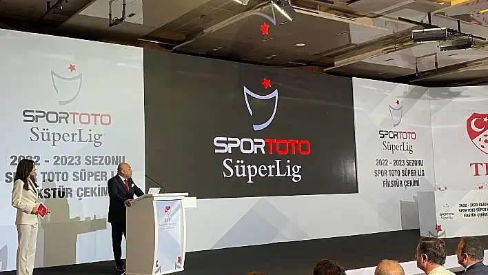 2022-2023 Sezonu Spor Toto Süper Lig fikstürü çekildi	