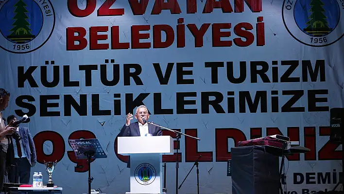 Başkan Büyükkılıç, Özvatan ilçesinde gerçekleştirilen festivale katıldı