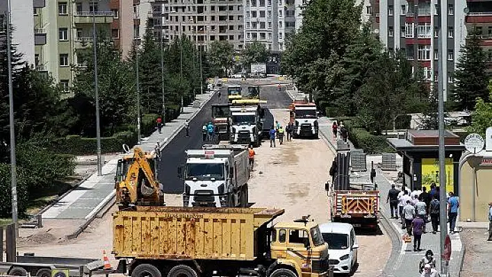 Cemil Baba caddesi yenileniyor 