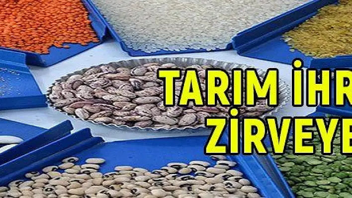 Tarım ihracatında tarihi zirveye ulaşıldı