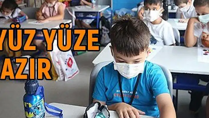 Okullarda yüz yüze eğitim için hazırlıklar tamamlandı