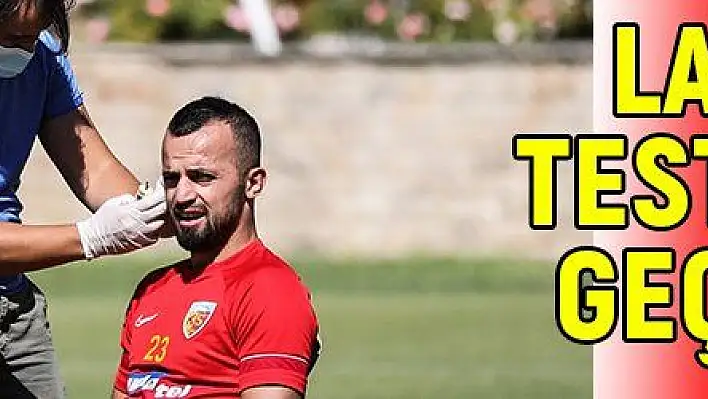 Kayserispor, laktat testinden geçti