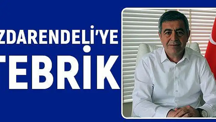 İyi Partili Kazım Yücel'den Özdarendeli'ye tebrik