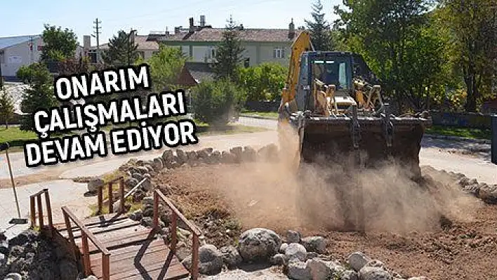 Bünyan Belediyesi parkları yenilemeye devam ediyor