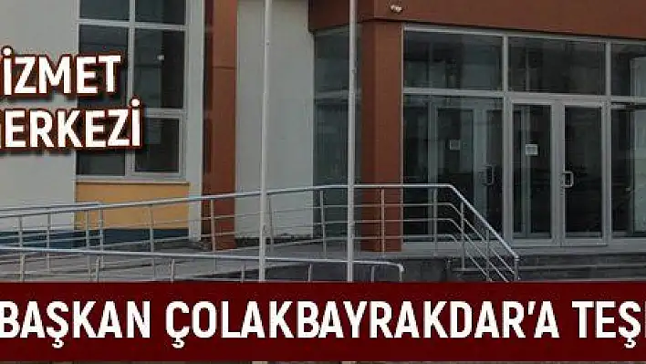 VATANDAŞLARDAN BAŞKAN ÇOLAKBAYRAKDAR'A TEŞEKKÜR