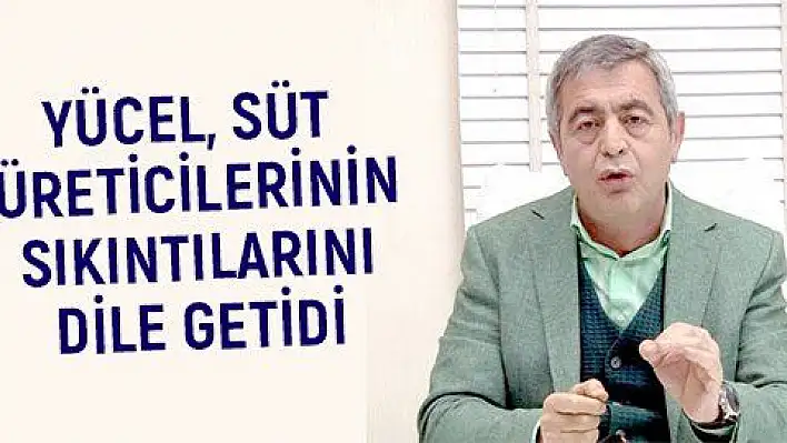 Kazım Yücel Et ve süt üreticisi iflasın eşiğinde