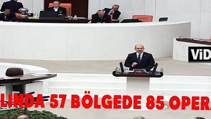 Soylu: '2016 yılında 57 bölgede 85 operasyon yapıldı'