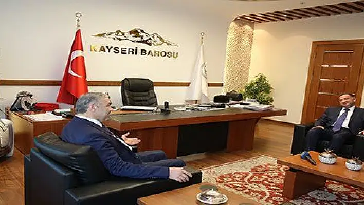 Başkan Çelik'ten Baro ziyareti