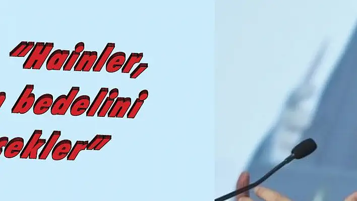 Yıldırım: 'Hainler, hainliğin bedelini ödeyecekler' 