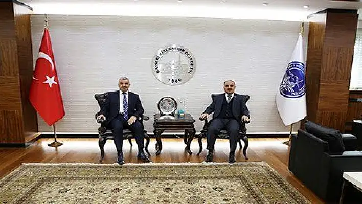 Vali Günaydın Başkan Çelik'i ziyaret etti 