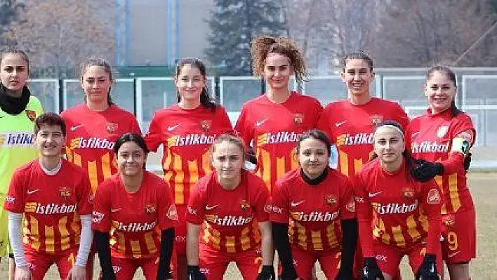 Kayseri Kadın Futbol Kulübü galibiyete hasret kaldı 