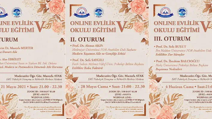 Online 'Evlilik Okulu' başlıyor