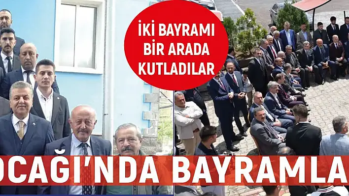 Ülkü Ocağı'nda bayramlaştılar