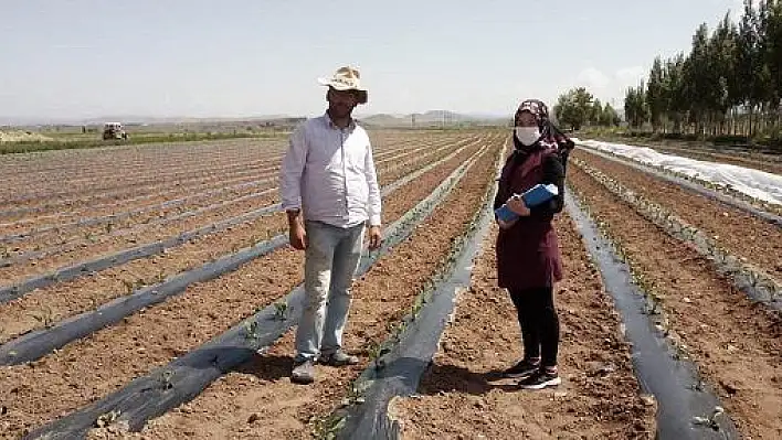 Bünyan'da çiftçiler tarlada bilgilendiriliyor