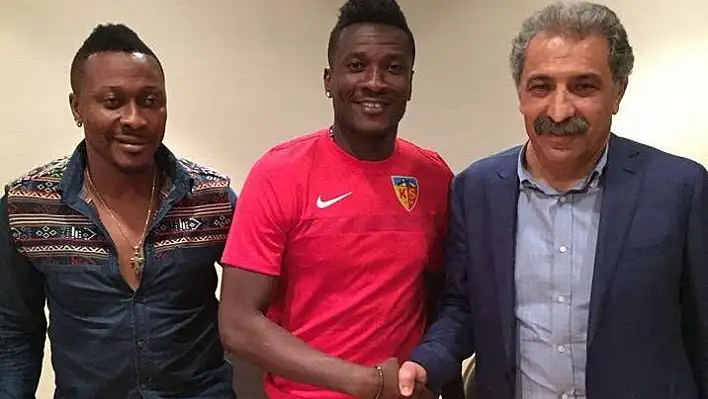 SON DAKİKA... ASAMOAH GYAN KAYSERİSPOR'DA 