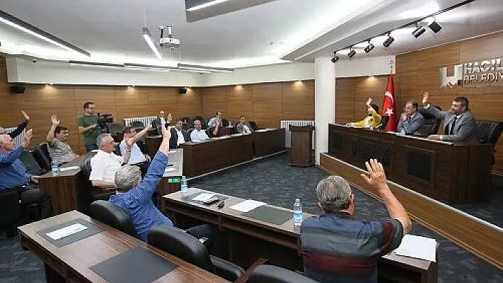 Hacılar Belediyesi Meclisi Temmuz ayı Toplantısı'nı yaptı