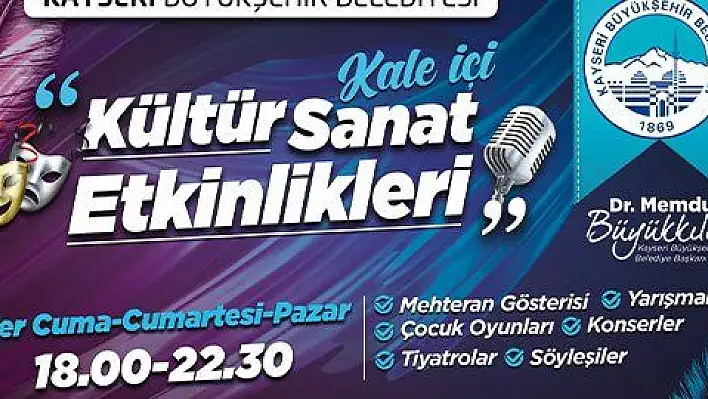 Büyükşehir 'in kale içi kültür sanat etkinlikleri sürüyor 