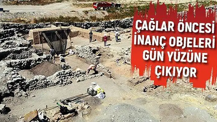 4 bin 300 yıl önceki inanışları yansıtan eserler gün yüzüne çıkıyor