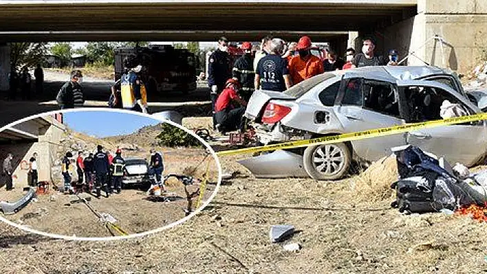 Köprüden düşen otomobilin sürücüsü öldü