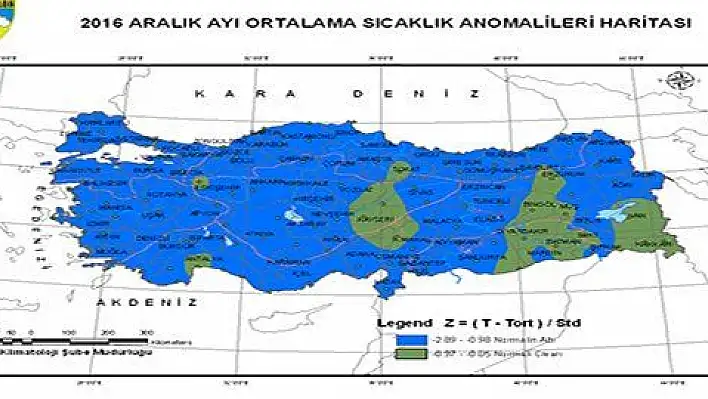 Sıcaklık normal, yağışta büyük düşüş var