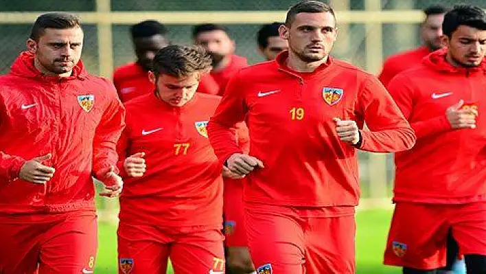 Kayserispor'da hazırlıklar sürüyor 