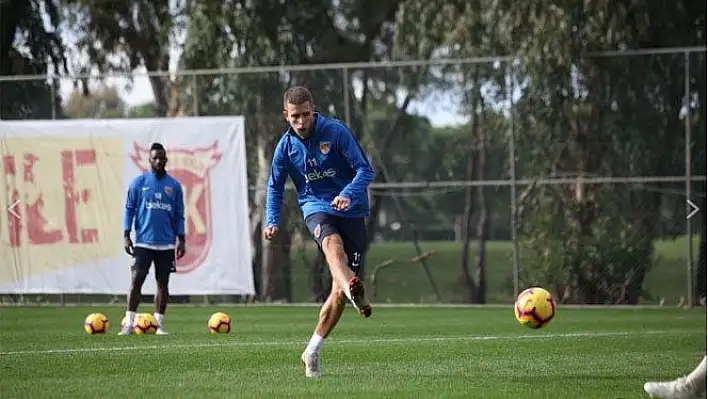 Kayserispor şut çalıştı