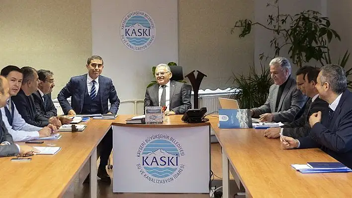 KASKİ'de yatırım toplantısı yapıldı