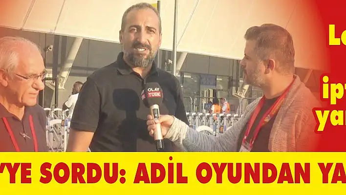 Tokgöz TFF'ye sordu: Adil oyundan yana mısınız?