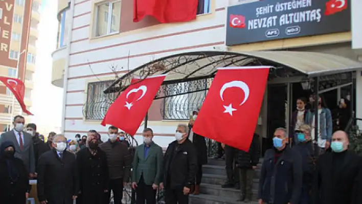 Şehit Nevzat Altuntaş'ın adı baba ocağında