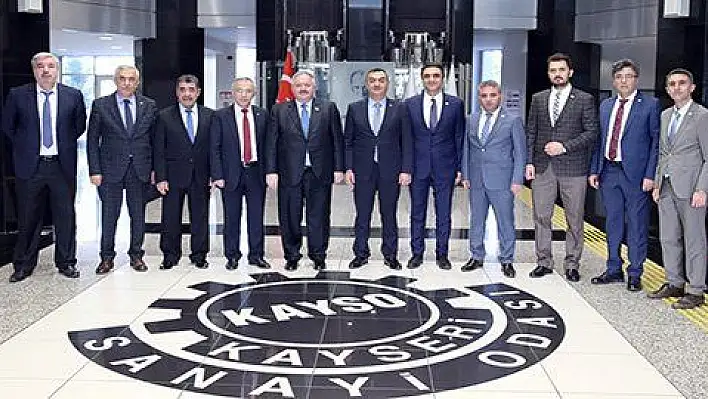 Kayseri OSB'nin Yeni Yönetiminden KAYSO'ya Ziyaret 